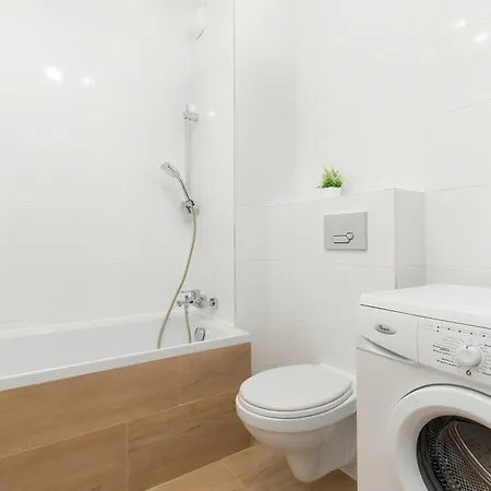 White And Beige In With Access To The Outdoor Gym By Renters